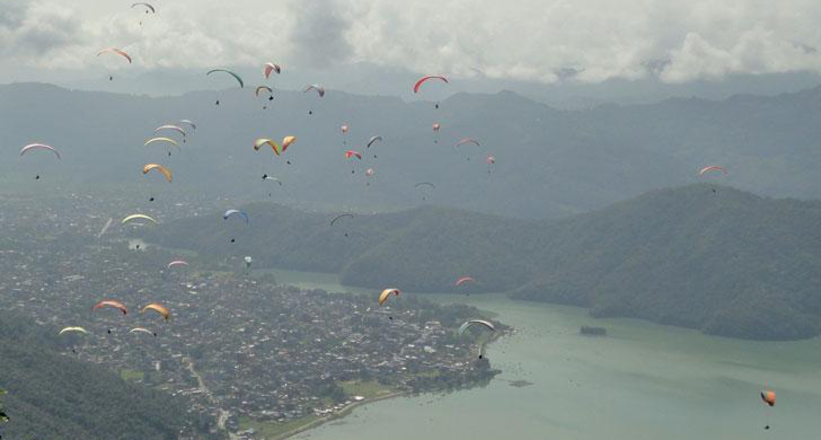 Paragliding at Pokhara