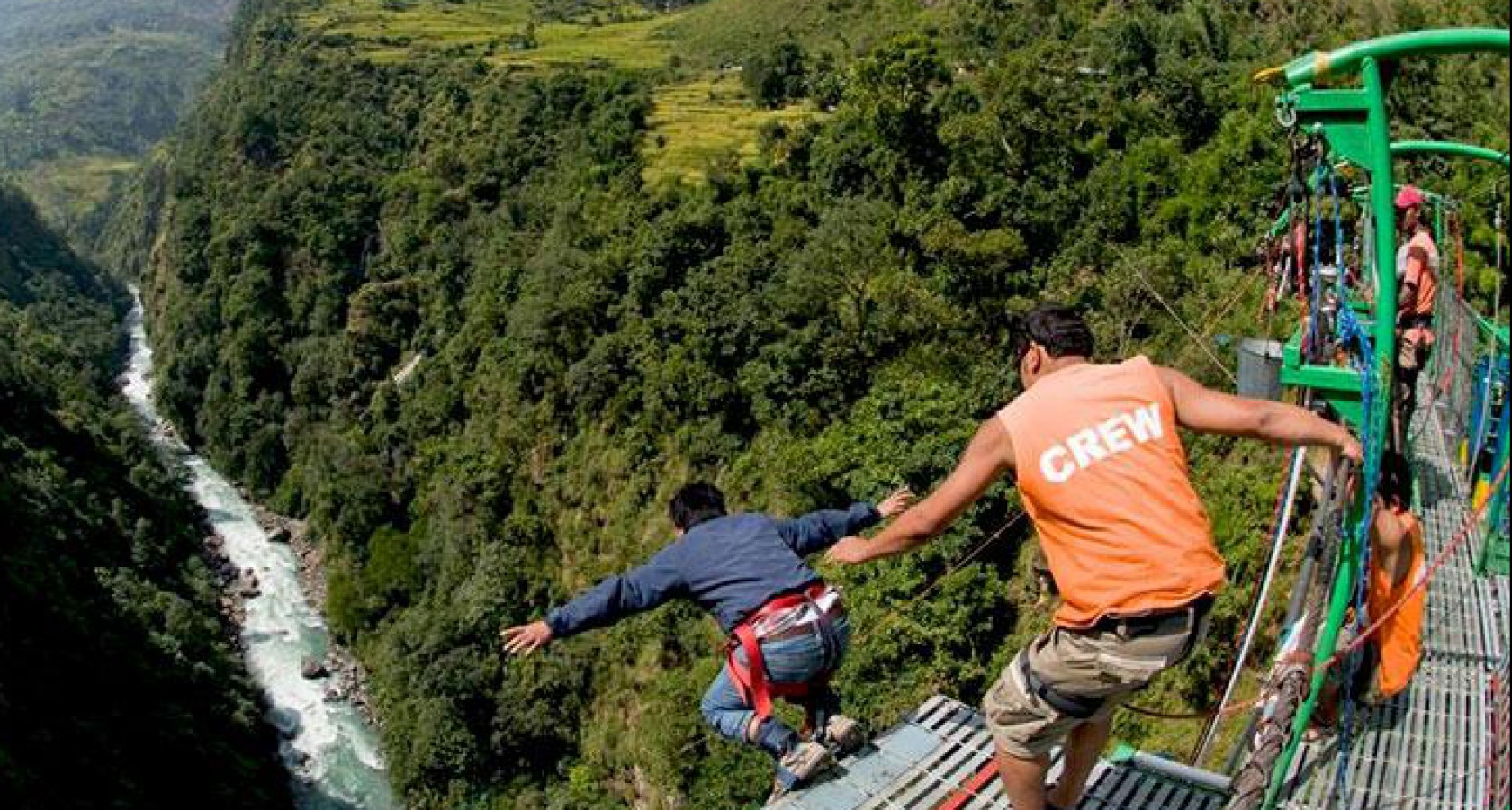 Bungee Jumping at Tatopani